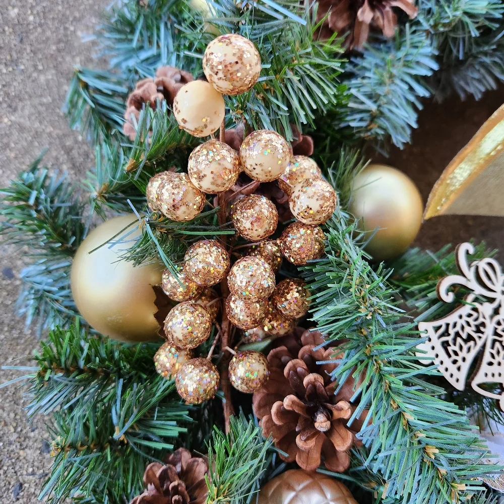 HARK THE HERALD ANGELS SING Christmas Wreath